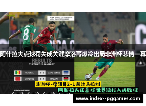阿什拉夫点球罚失成关键摩洛哥爆冷出局非洲杯悲情一幕
